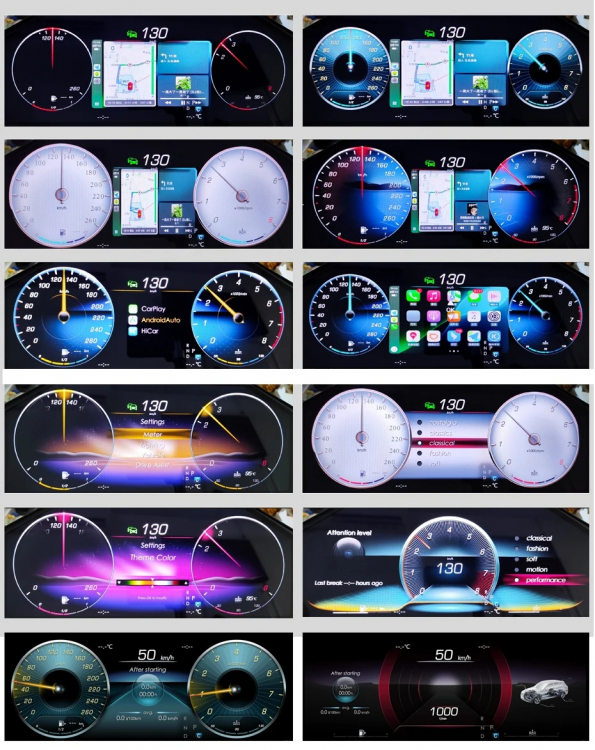 12,3'' Digitaler Tacho für V-Klasse W447 NTG5 2014-2019